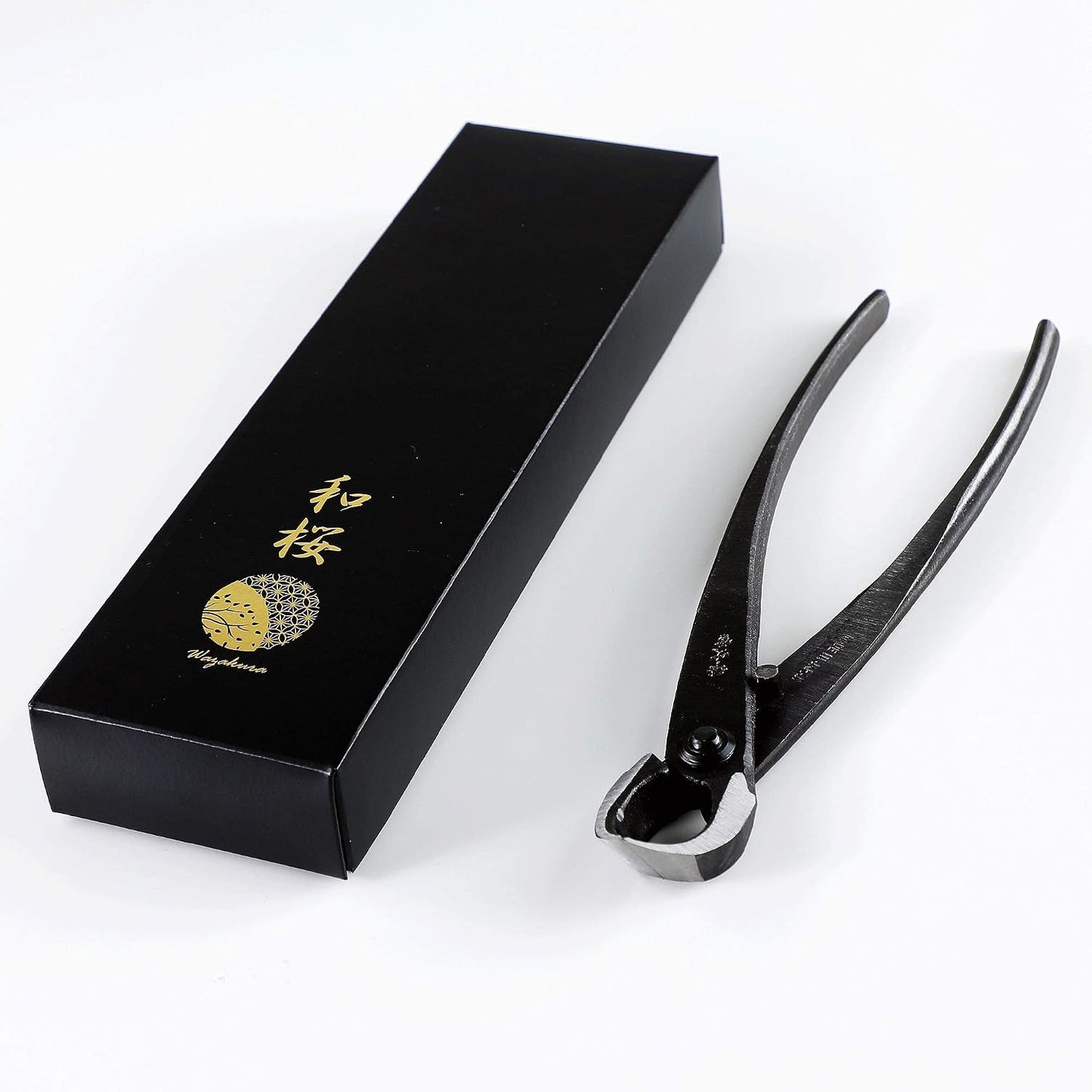 Wazakura Japanese Bonsai Tool Kit Made in Japan - Satsuki Scissors 7inch(180mm) + Concave Branch Cutter 8inch(200mm) Gift Box Set