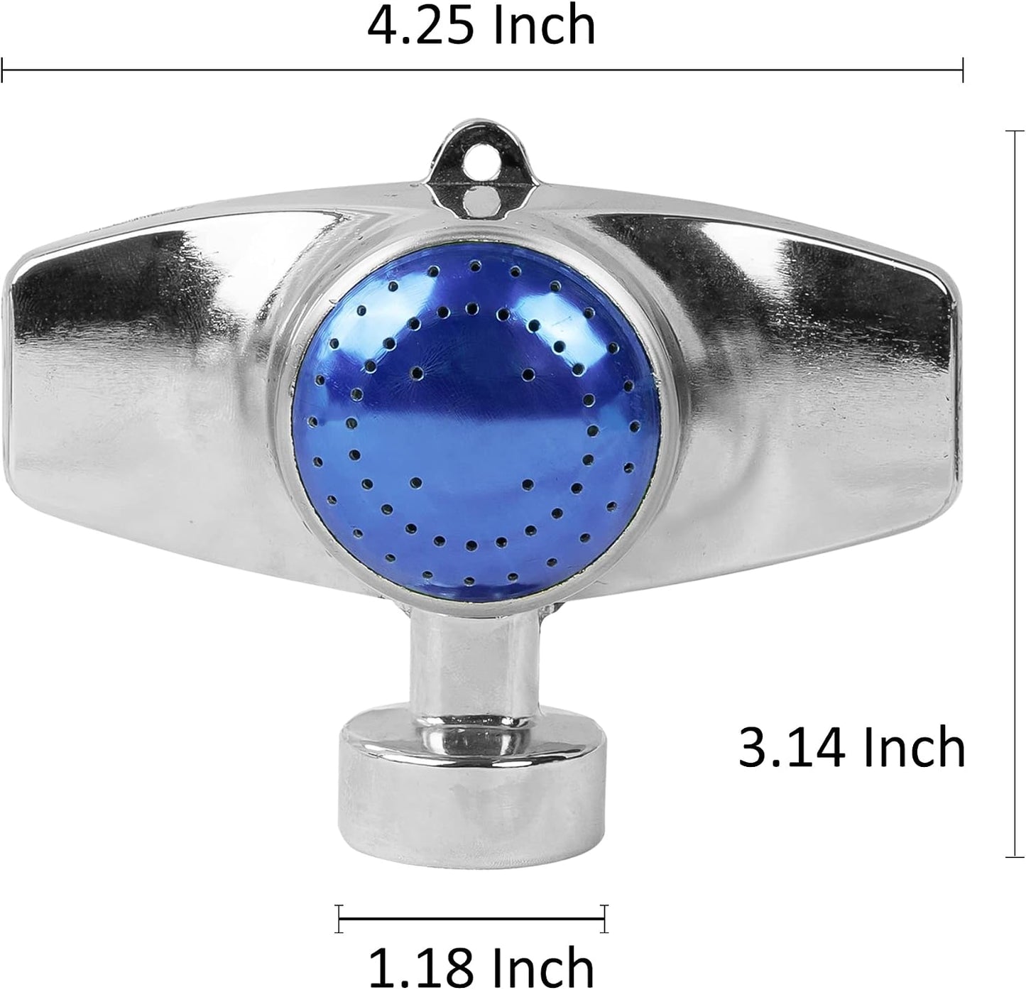 360 Degree Metal Spot Sprinkler, Lawn Sprinklers for Yard, Circle Pattern Sprinkler with Gentle Water Flow for Small Area Yard Lawn Garden Watering, Coverage Up to 30FT