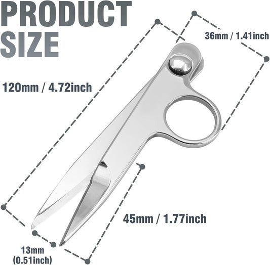 Stainless Steel Thread Snip, 4.72 Inch, 1Pcs