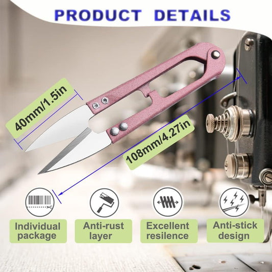 3pcs Sewing Scissors,4.27in Multi-Color Sharp Yarn Snips,Portable Mini Thread Cutters,Sewing Snips Trimming Nipper for DIY Supplies Embroidery Fishing Crafts Plants