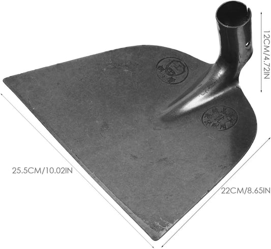 Manganese Steel Garden Hoe 10 Inch Wide Blade Durable Farming Tool for Digging Weeding and Soil Loosening with Rust Resistant Design