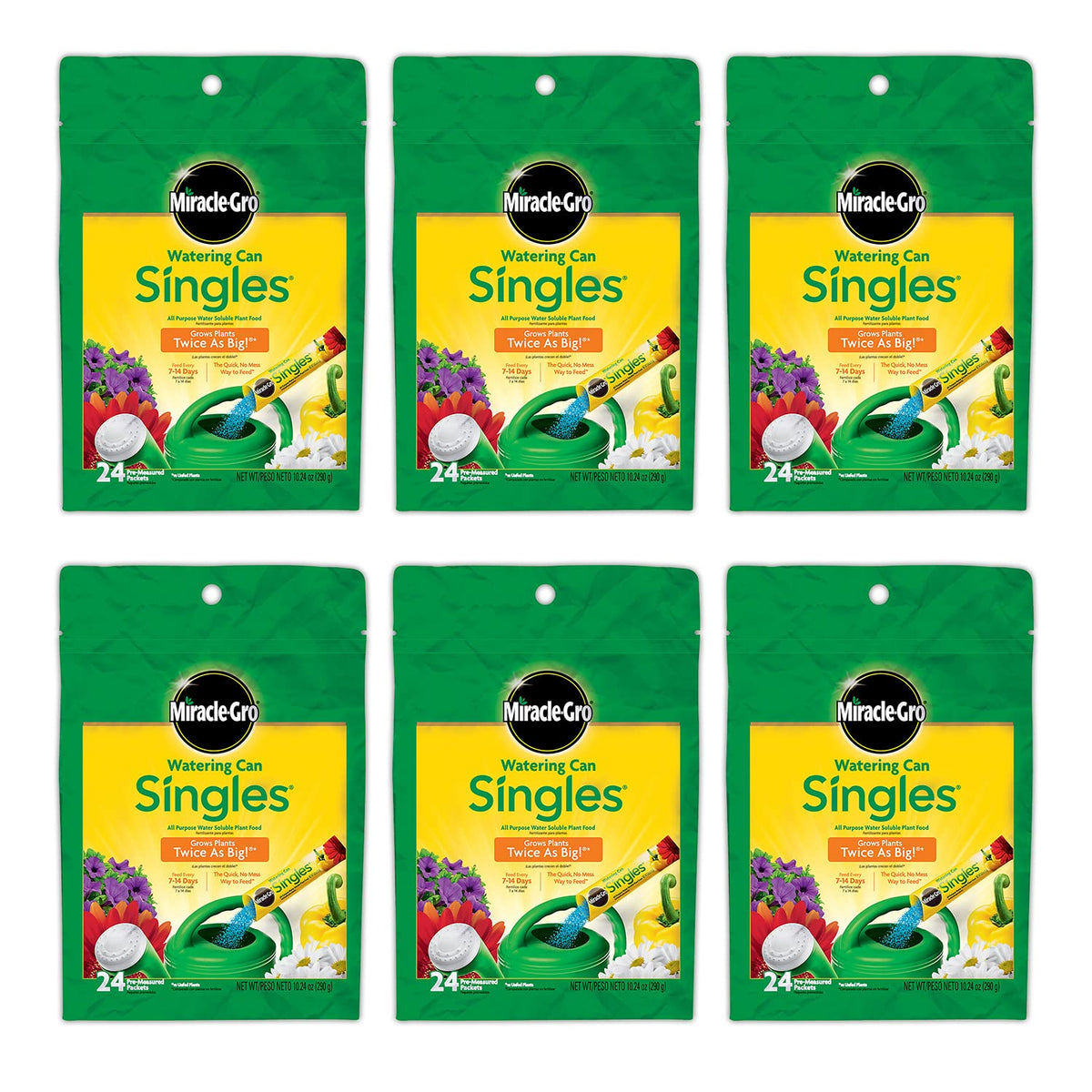 Watering Can Singles All Purpose Plant Food, 24 Packets