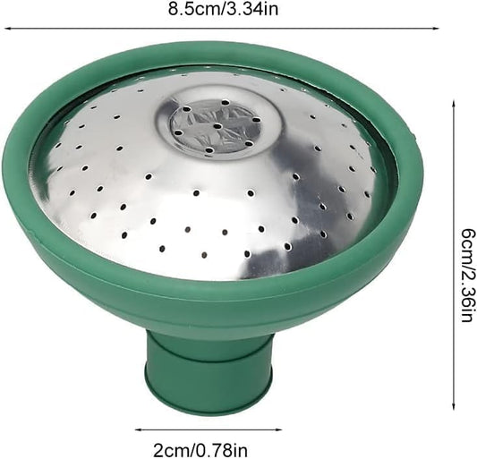 Green Universal Garden Watering Can Rose Head Water Sprinkler Sprayer Fit All Watering Can Rose Spout Cover Nozzle Replacement Garden Gardening Equipment Tools