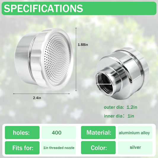Garden Hose Water Nozzle with 400 Tiny Holes-0.98", 1 Pack —