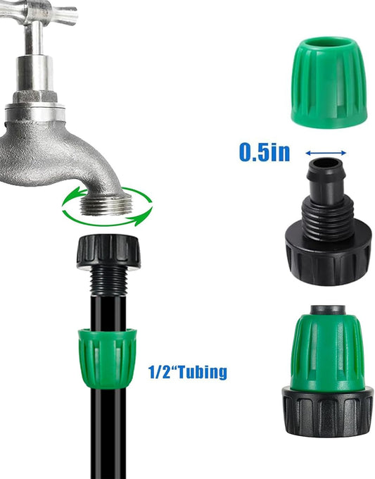 21Pcs US Standard Faucet Adapter, Irrigation Connectors, End Plugs