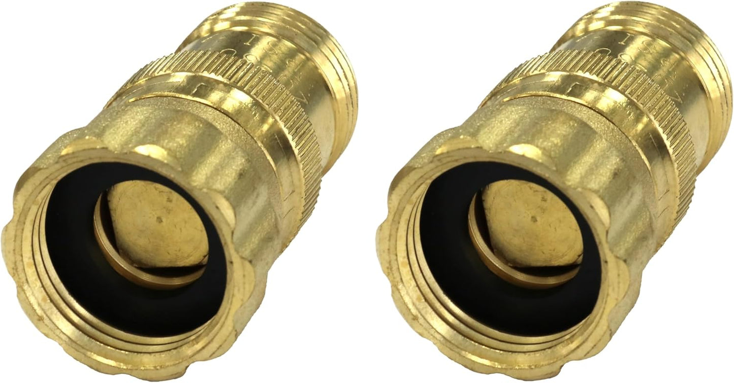 Vibrant Yard Co. Heavy Duty 25 PSI Lead-Free Brass Pressure Regulator for Soaker Hose and Drip Irrigation System with 3/4" Connections