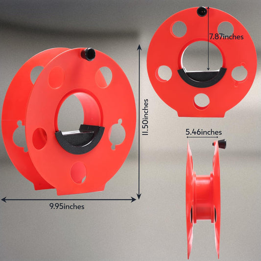 100 ft Extension Cord Storage Reel, Impact-Resistant