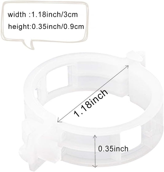 300 PCS Plant Support Garden Clips,Tomato Vine Clips,Durable Crop Clips in White for Flower Vine Twine Tomato Orchid to Grow Upright and Healthier