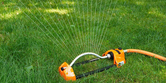 Nozzle Jets, Green 15004 ColorStorm Premium Metal Oscillating Sprinkler with Brass