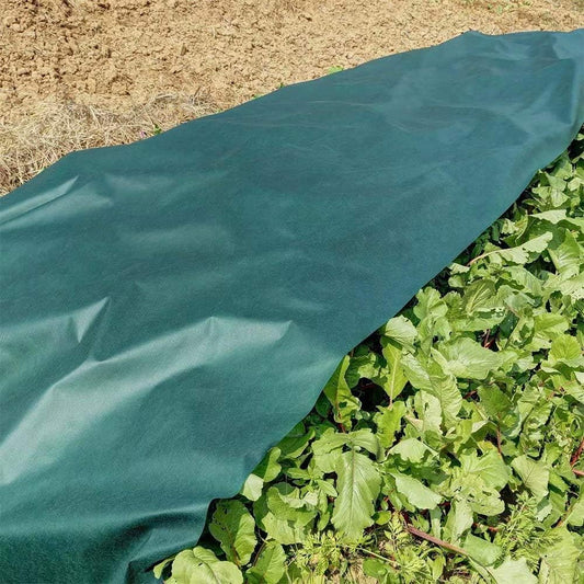 Floating Row Covers 0.9oz 6'x50' Plant Frost Blanket for Cold Weather Protection&Season Extension,Dark Green