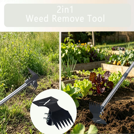 60" Weed Puller Tool with Long Handle