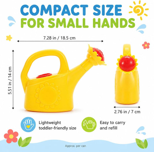 3 Pack Kids Watering Can, Chicken Watering Cans (Random Color)