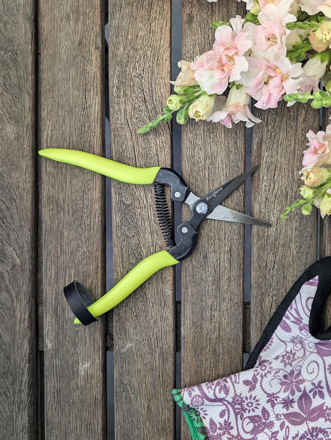 Foxglove Garden Scissors - Ultra Sharp SK5 Steel Pruning Garden Shears