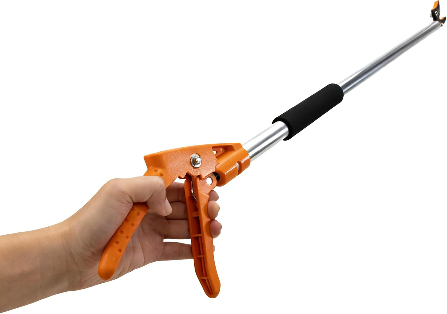 3.5 ft (1.0m) Cut & Tree Trimmer for Precision Gardening Pruning & Fruit picking, 40 in Long Reach Pruning Shears - Lightweight Aluminum Rust-Resistant Picker, Branch Bypass Loppers(1/4" Max Cut)