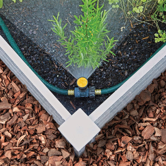 Multi-Adjustable Watering Set, 1800 Sq Ft: 3 Sprinklers, 2 Hoses