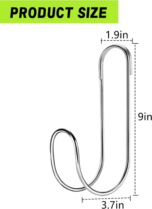 2 Pcs Flexible Garden Hose Storage Hook-Stainless Steel Water Hose Hanger Support Up to 44lbs-Hanging Stainless Hose Holder for Indoor Outdoor Home Garden Water Hose Storage