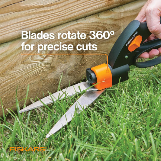5" Shear Ease Grass Shears, Grass Clippers for Lawn & Garden