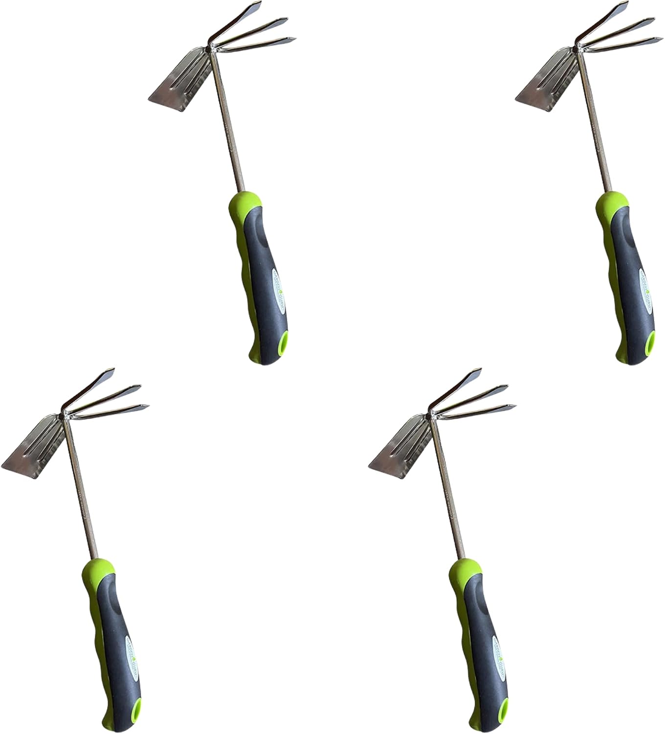 Hand Cultivator Rake Hoe Tiller Tool - Stainless Steel for Ultimate Strength - Rust Resistant - Ergonomic Handle - Great for Gardening Cultivating Loosening Weeding