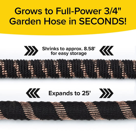 25 FT Copper Bullet Expandable Garden Hose, As Seen on TV