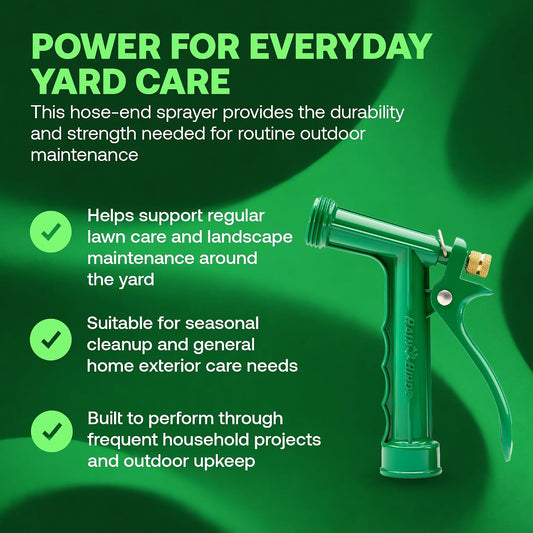 TRNZLMETAL Classic Rear Trigger Garden Hose Nozzle