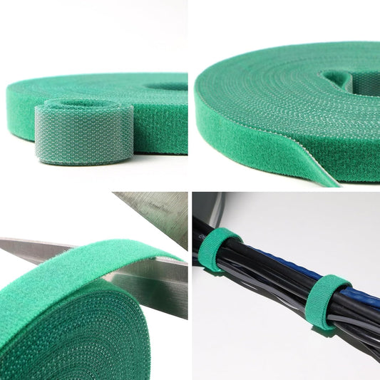 Plant Tape, 6 Roll 196 Ft Garden Tape, Reusable Garden Plant Ties, Adjustable Twist Ties for Tying Plants, Flowers, saplings and Vines (196 ft x 1/2 in)