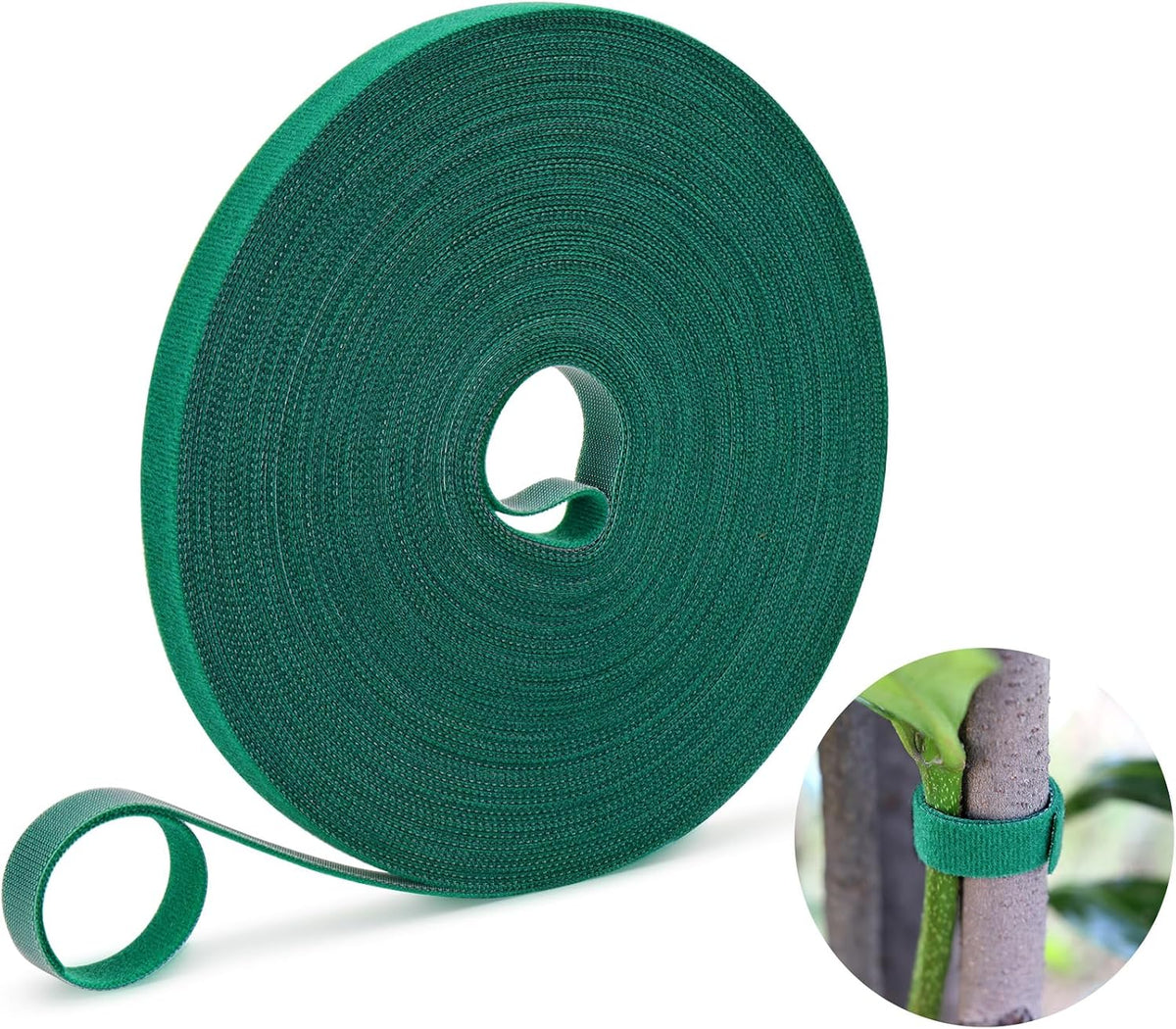Plant Tape, 6 Roll 196 Ft Garden Tape, Reusable Garden Plant Ties, Adjustable Twist Ties for Tying Plants, Flowers, saplings and Vines (196 ft x 1/2 in)
