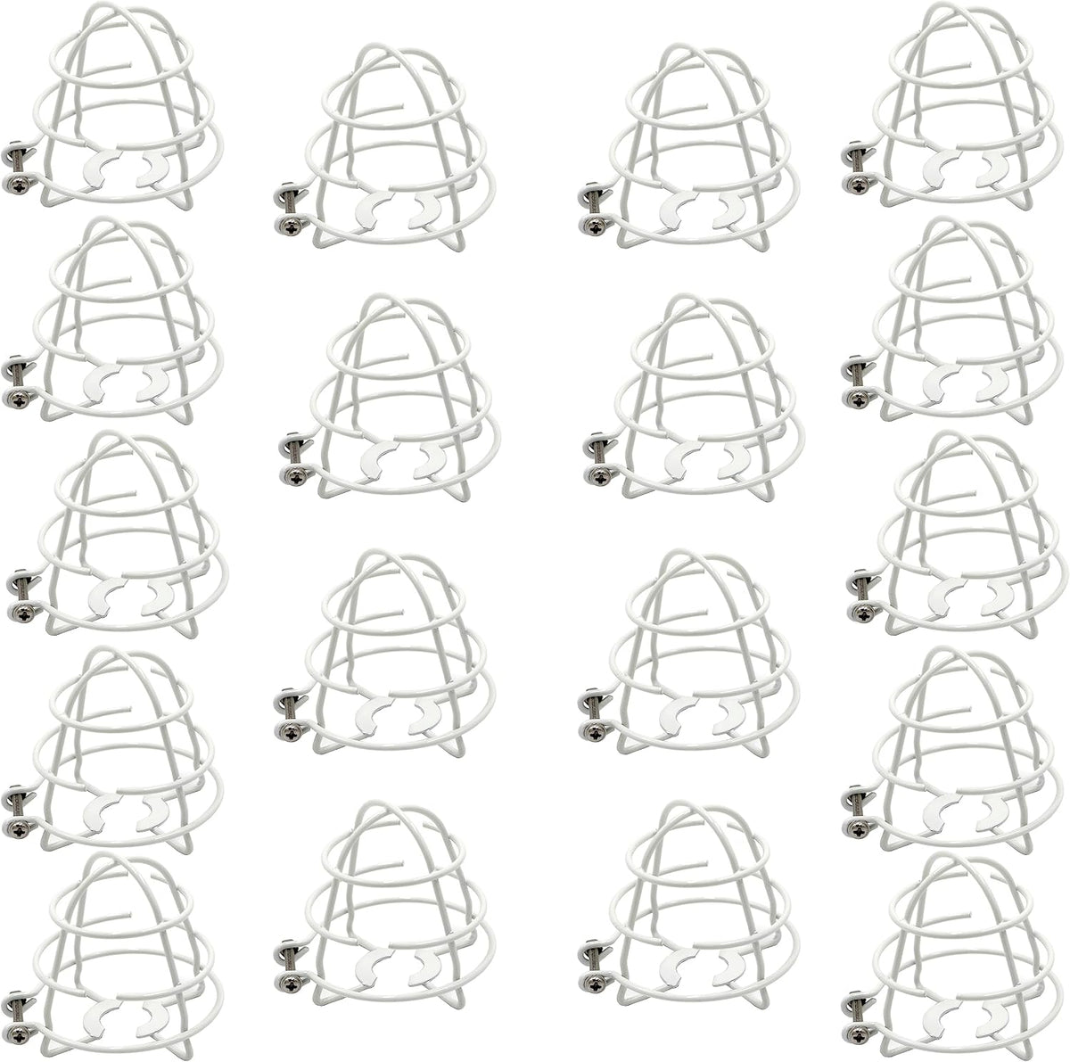 (18 Pack) 1/2" Fire Sprinkler Head Cage Guard Protector Fire Extinguishing System Sprinkler Bracket Red