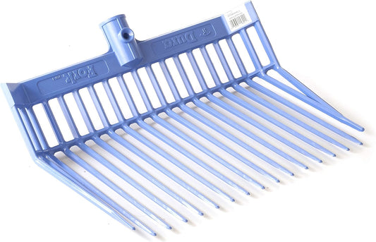 ® DuraFork Pitch Fork Replacement Head | Durable Polycarbonate Stable Fork Head with Angled Tines | Manure Fork | Made in USA (Pack of 1, Green)