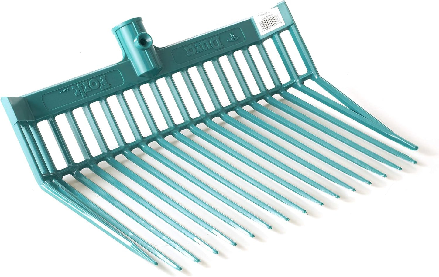 ® DuraFork Pitch Fork Replacement Head | Durable Polycarbonate Stable Fork Head with Angled Tines | Manure Fork | Made in USA (Pack of 1, Green)