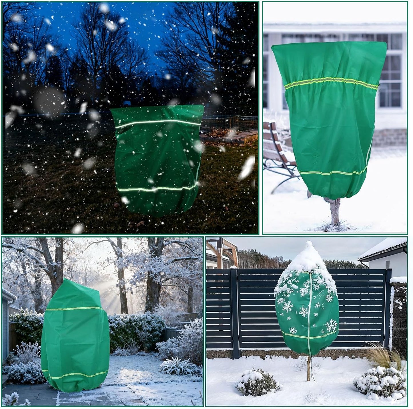 Plant Covers Freeze Protection for Winter, 78x94" Frost Blankets