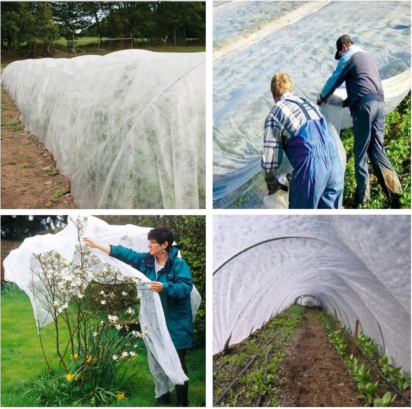 Floating Row Cover- 8.2x32.8ft Frost Blanket 0.6oz Garden Row Covers- Garden Blanket Fabric Plant Cover Protects Outdoor Plants Vegetables from Frost, Sun Insects Harsh Weather