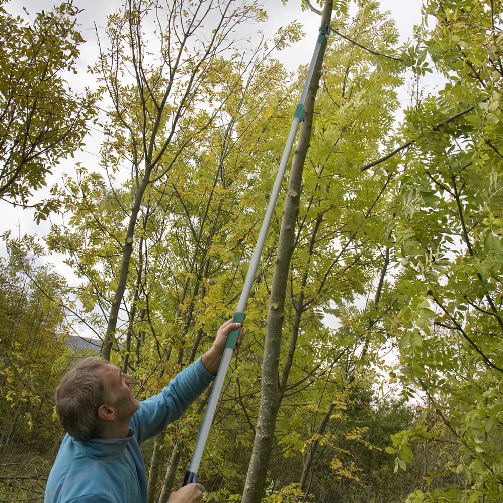 5.91-9.84FT Tree Pruners Long Reach with 4 Nodes Adjustment, Extendable Tree Pruner, Ergonomic Grip, Telescopic Tree Pruner Ideal for Fruit Picking, Deadheading And Pruning
