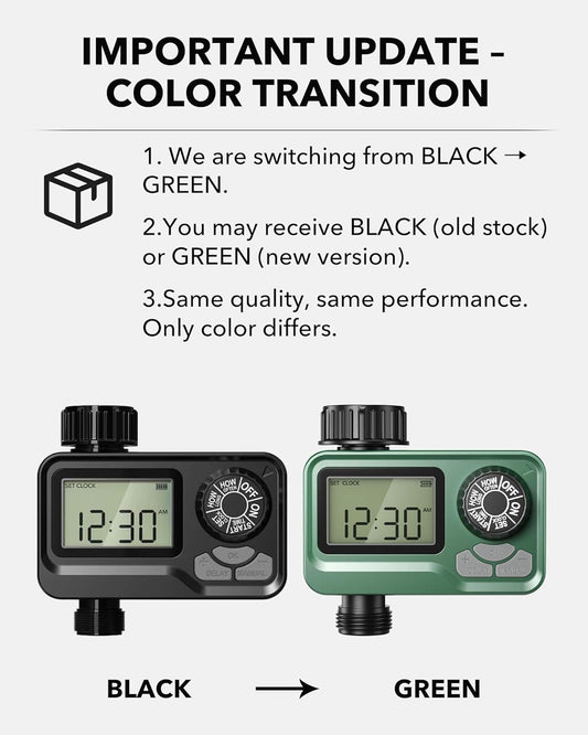 Outdoor Water Timer for Garden Hose, Programmable Sprinkler Timer