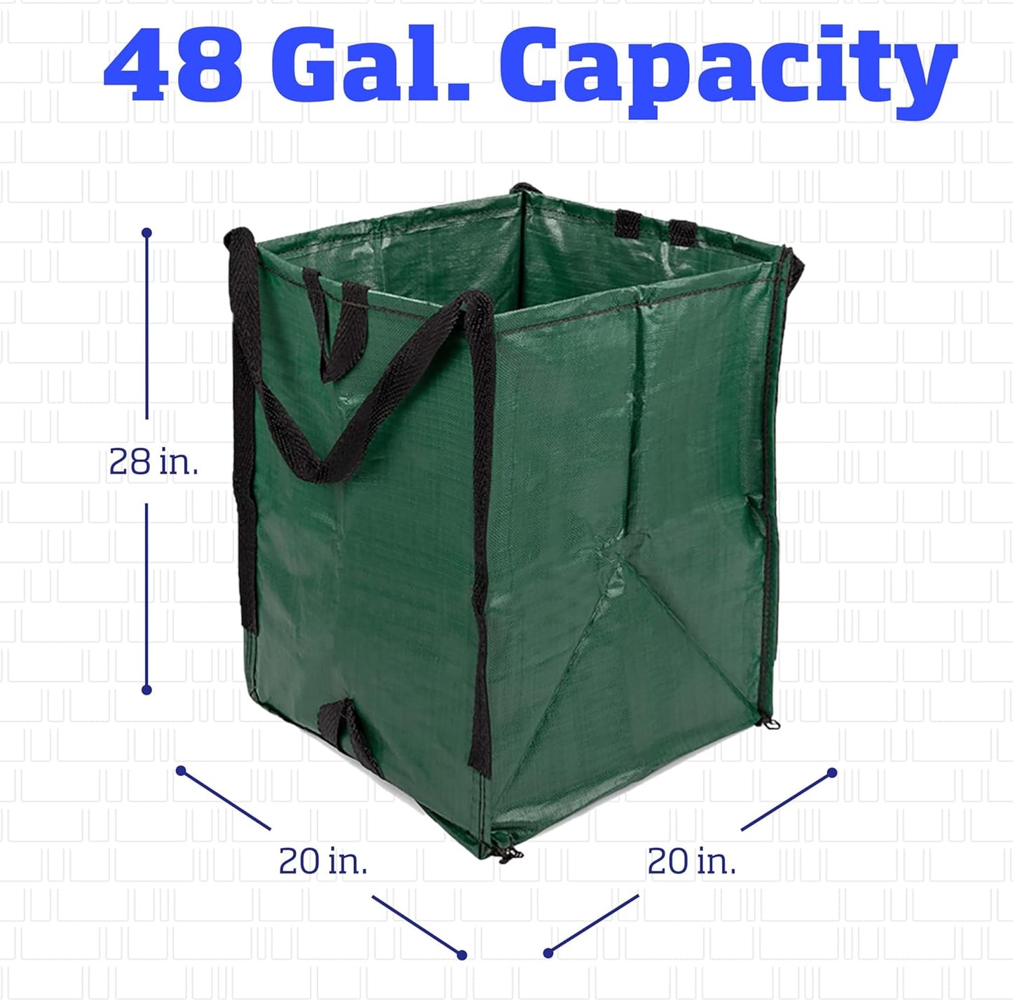 Heavy Duty Home and Yard Bags, Red