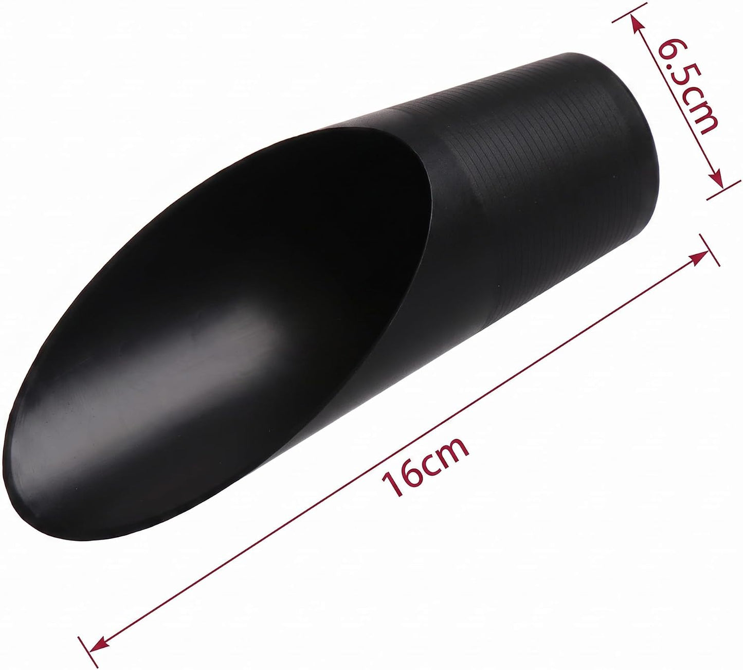 Bonsai Soil Scoops, Plastic Garden Soil Scoops, Black, Classic, Ergonomic Grip
