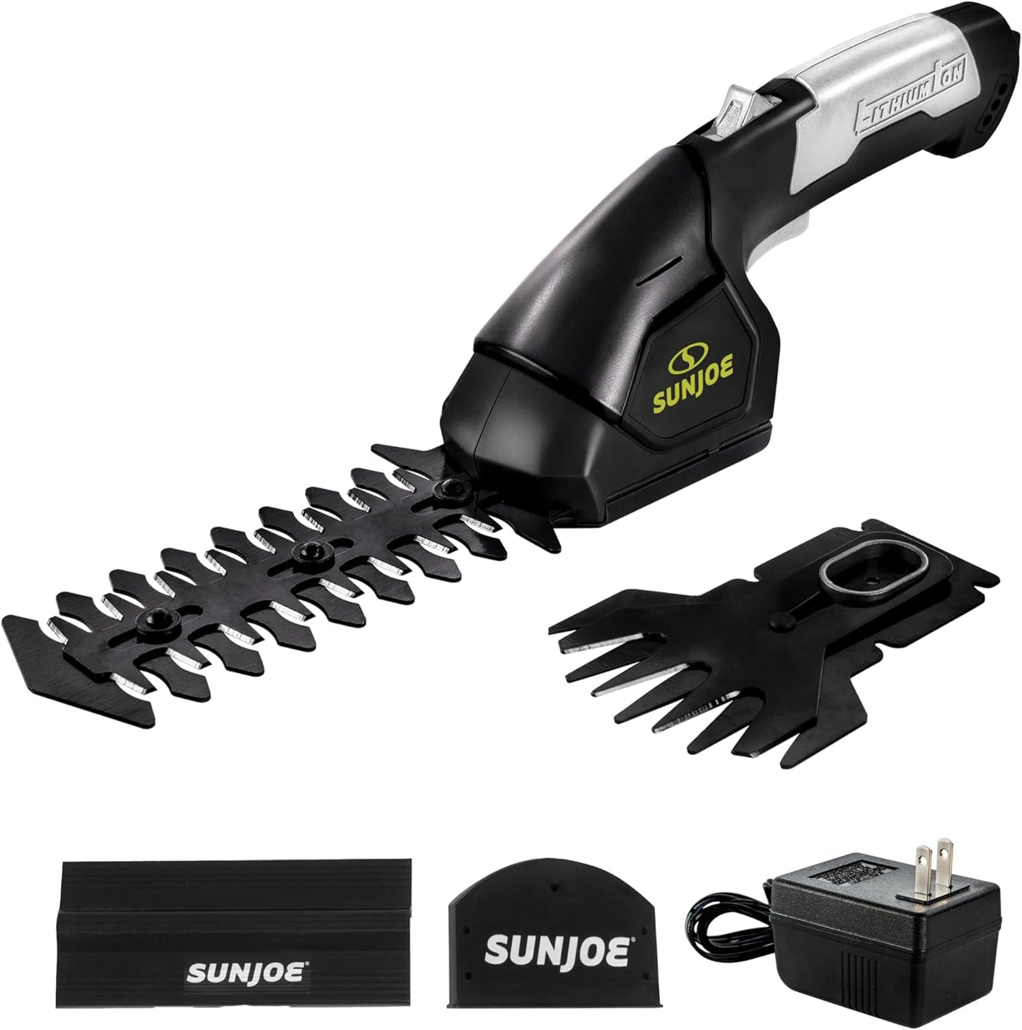 Cordless 2-in-1 Grass Shear Hedge Trimmer, 7.2V, 4in/6in Blade