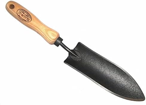 Dewit Forged Transplant Trowel X-Treme, Boron Steel Head, Ash Wood Handle, Multi-purpose, 0.5 pounds