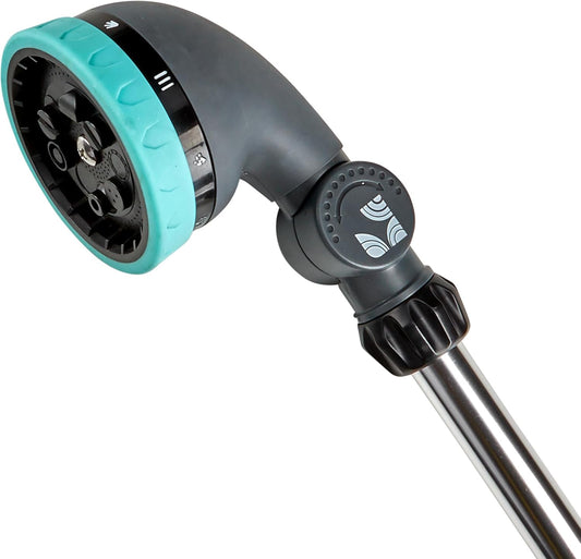 9-Pattern 36-inch Watering Wand 600004, 270° Pivot Head, Heavy-Duty Hose End Sprayer w/Lever Control for Fruit Trees, Yard Work, & Car Cleaning, Fits Outdoor Garden Hoses