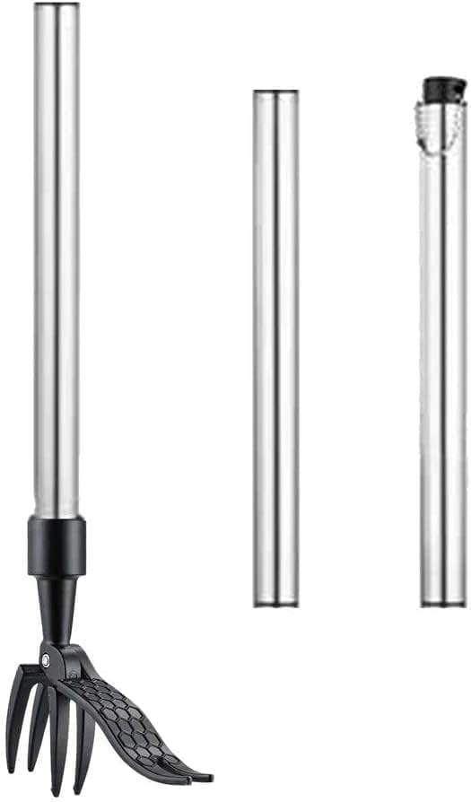 Stand Up Weed Puller Tool Weeding Head Replacement Manual Remover Weed Puller Tool with Foot Plate Handheld Weed Picker Tool for Outdoor Garden Lawn Without Bending,Kneeling-(Without Handle)