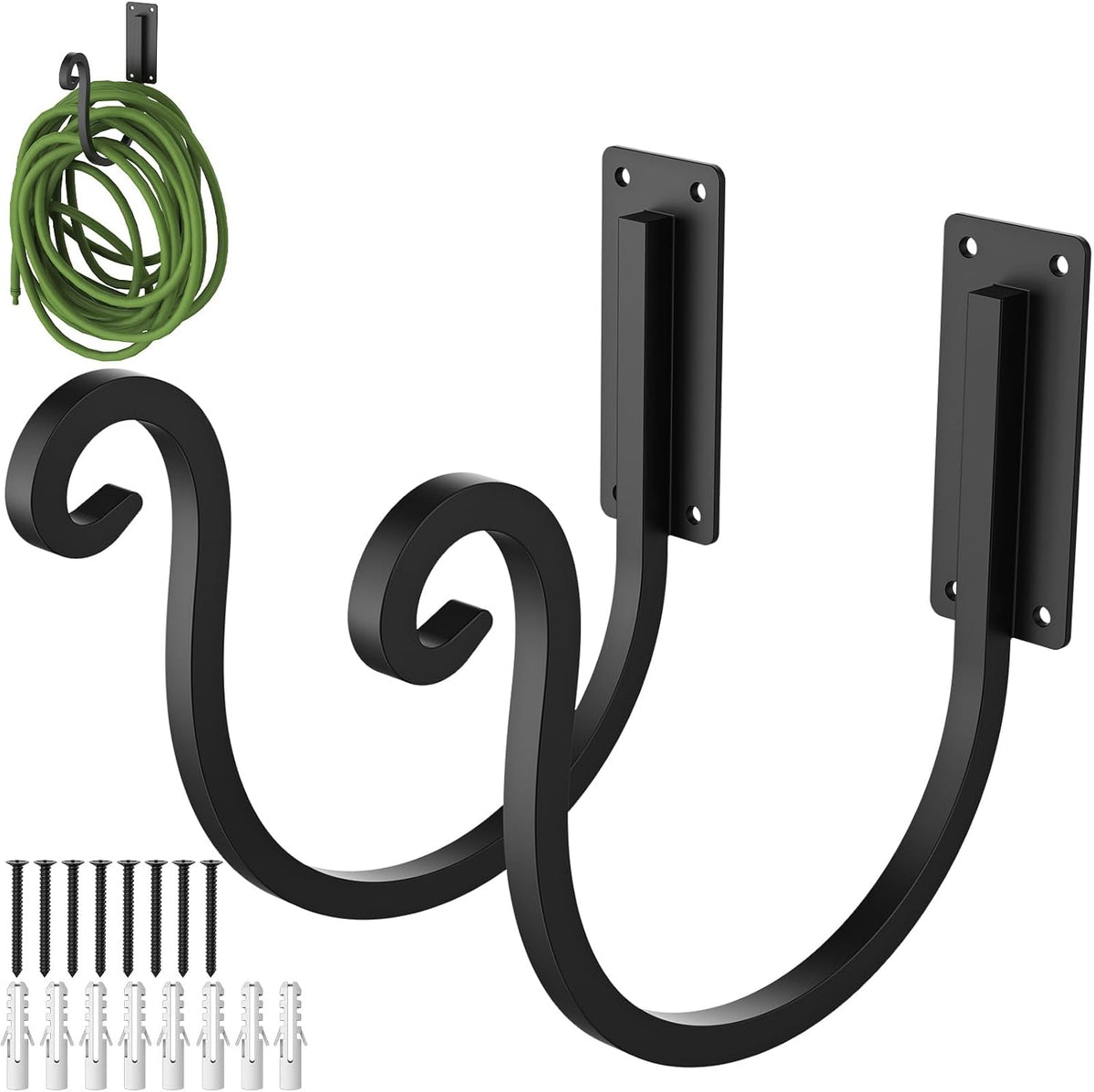 Garden Hose Holder Wall Mount,Water Hose Holder for Outside(1 Pack)