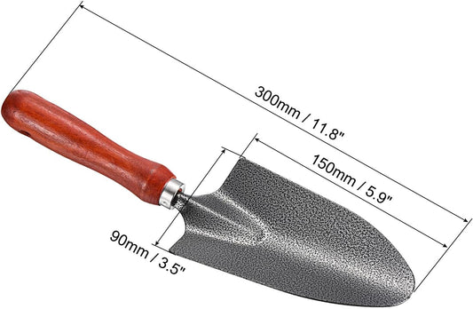 12 Inch Garden Trowel, Bend-Proof Gardening Hand Shovel Flower Beds Transplant Tool with Non-Slip Grip for Weeding Digging