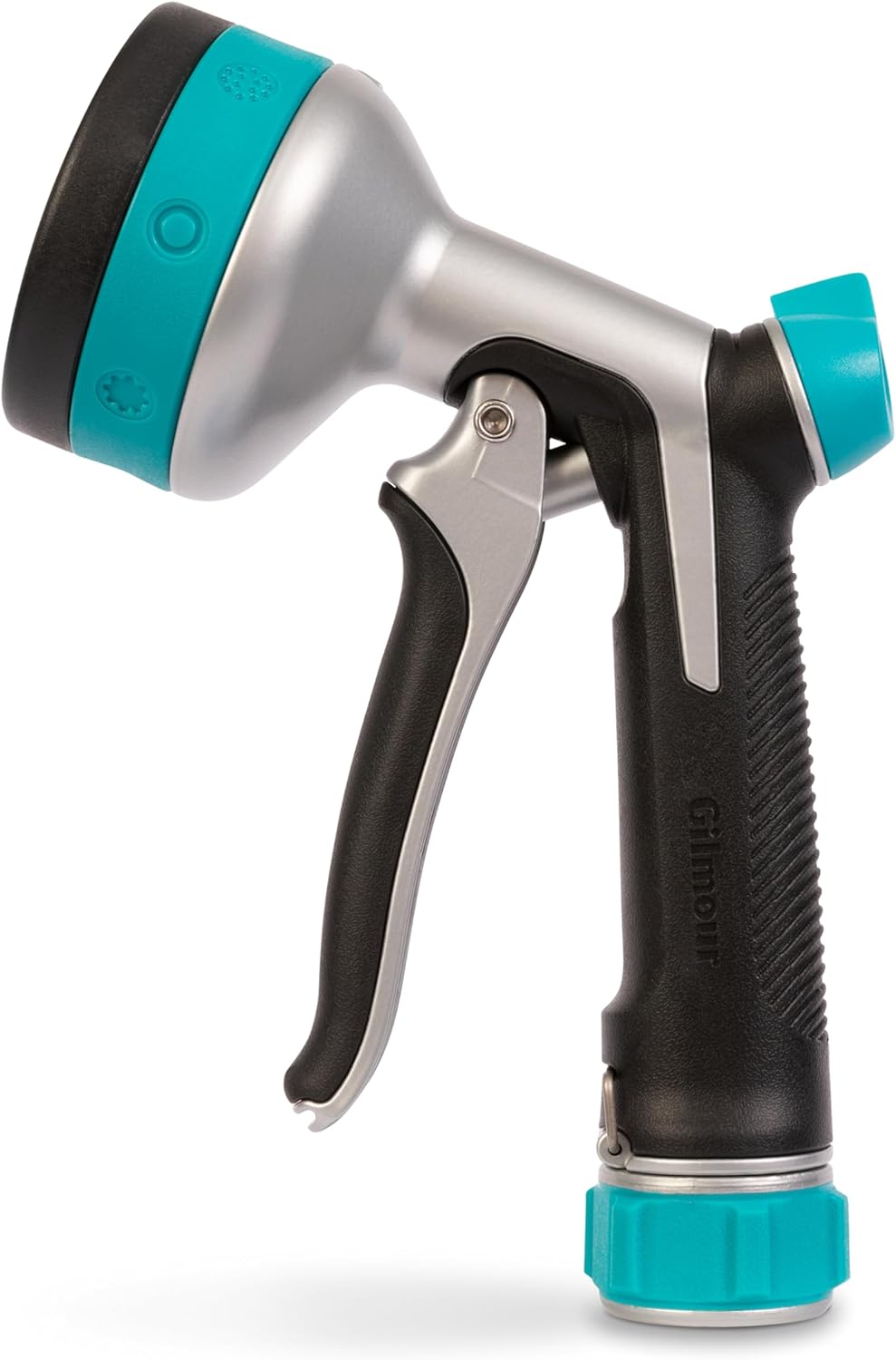 Heavy Duty Front Control Garden Hose Nozzle with 8 Pre-set Spray Patterns, Water Hose Nozzle for Watering Garden or Lawn
