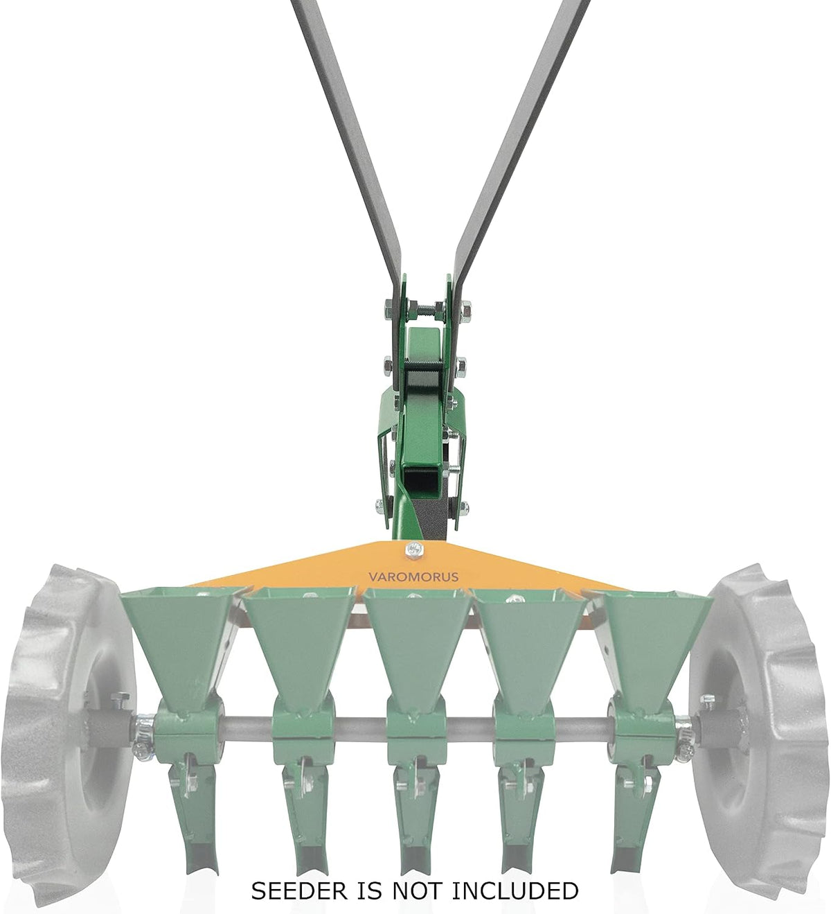 High Wheel Cultivator, Self Cleaning Steel Single Wheel Hoe, Modular Plow Garden Tool for Gardening
