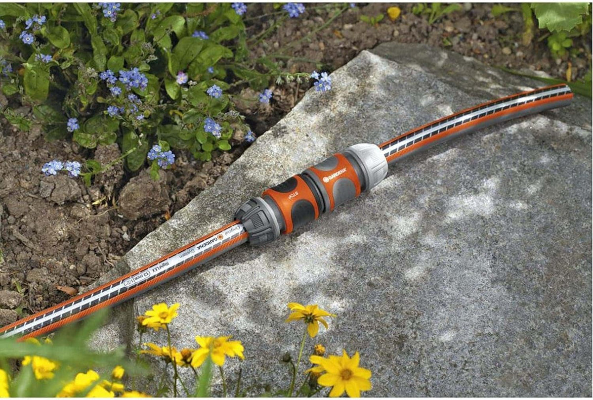 coupling, connection piece for secure hose connection, connection of two hoses for extension, to the transition from 13 mm (1/2) to 13 mm (1/2) hoses, packed (2931-20) (Pack of 1)