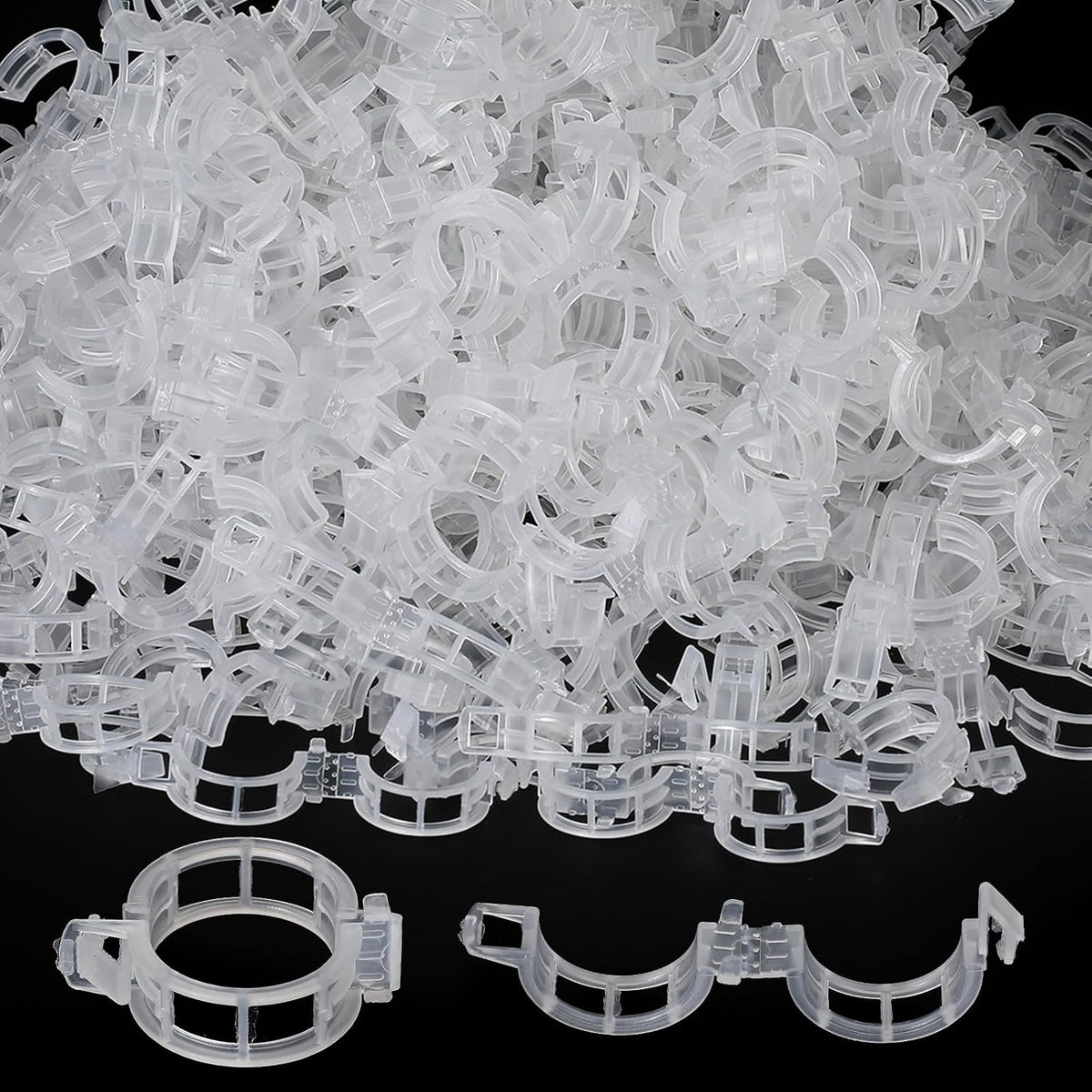 200PCS Green Plant Support Clips, Tomato Clips, Garden Clips, Trellis Clips, Vine Clips for Climbing Plants to Prevent Tomatoes from Pinching or Falling Off
