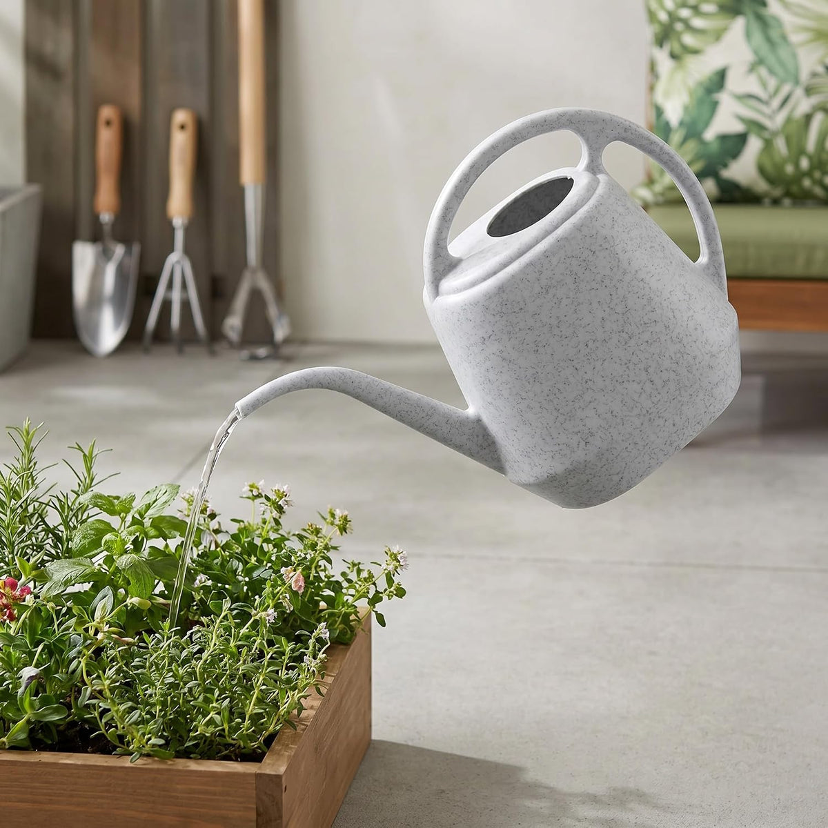 Plastic Watering Can, 1-Gallon