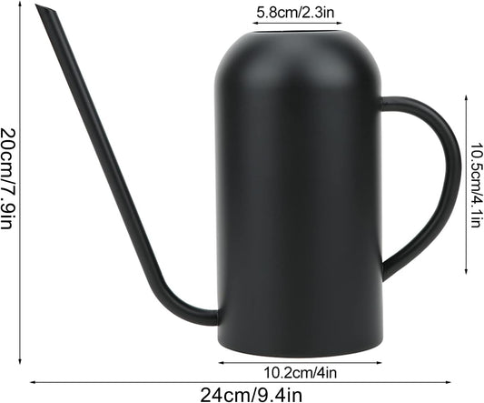 Long Spout Watering Can, 1.5L/50oz Stainless Steel Sprinkling Can Pot for Indoor Plants House Plants Flower Watering Pot Outdoor for Succulent Bonsai Garden
