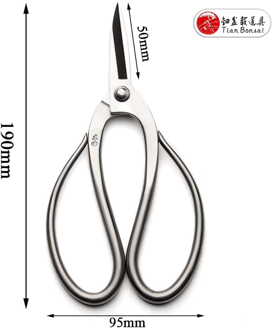 Bonsai Scissors Professional Grade Bonsai Shears Alloy Steel Bonsai Tools Equip With Tool Bag (MT-LBS-180)