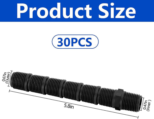 30 Pcs Cut-Off Sprinkler Rise, Cuttable Sprinkler Extension Riser