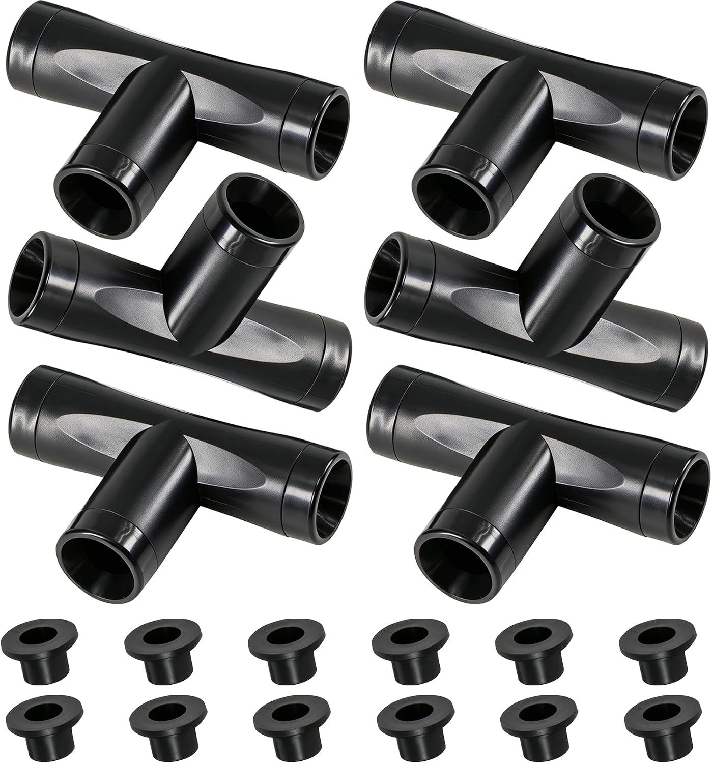 3/8" Soaker Hose Fittings Repair Kit-2Male&2Female&4Tee&2Feeder
